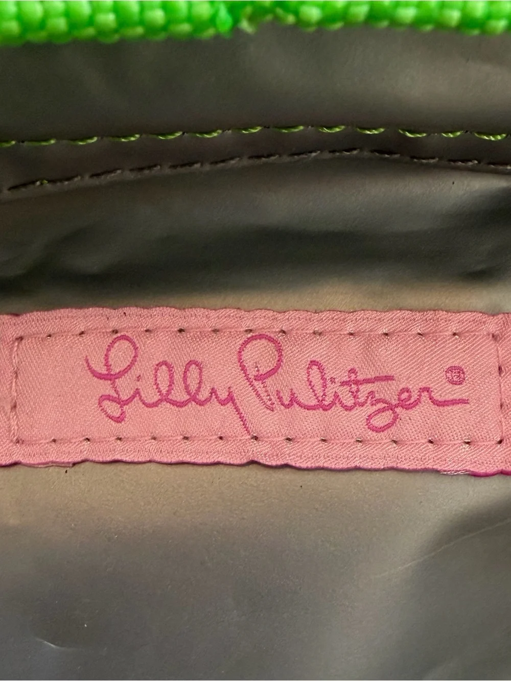 Lilly Pulitzer Insulated Cooler Tote Pink Green Floral Picnic Beach Lunch Bag